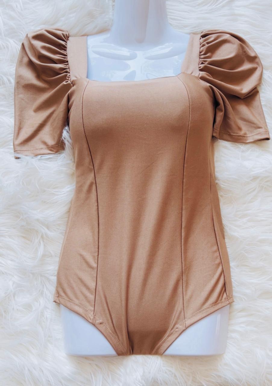 Body Beige Manga Corta